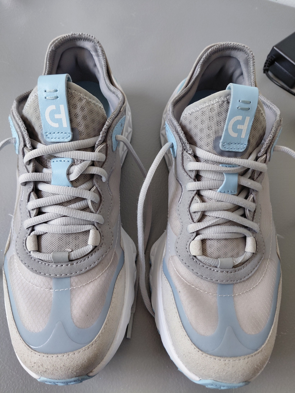 Cole Haan Women's Gray and Light Blue Sneakers